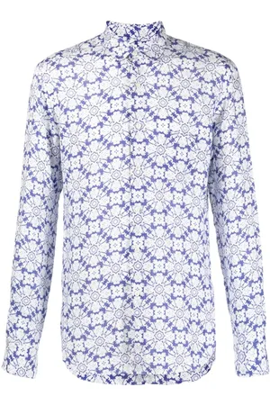 PENINSULA SWIMWEAR All-over graphic-print shirt