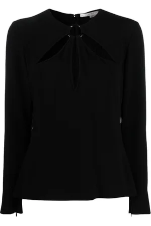 Stella McCartney Cut-out long-sleeve blouse