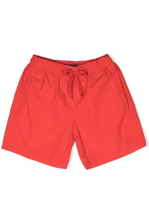 Vilebrequin Embroidered-logo drawstring swim shorts