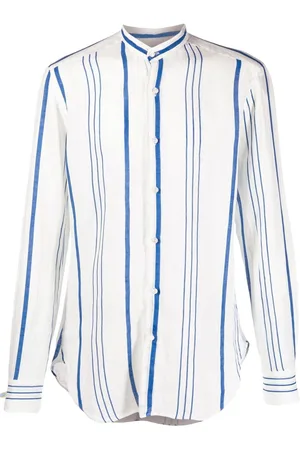 PENINSULA SWIMWEAR Stripe-print long-sleeved shirt