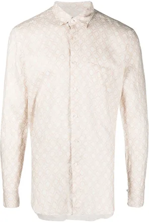 PENINSULA SWIMWEAR Geometric-print long-sleeve shirt
