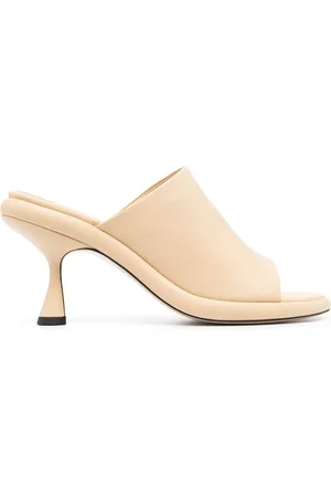 Wandler 80mm leather slip-on sandals