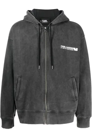 Karl Lagerfeld Rue St-Guillaume zip-up hoodie