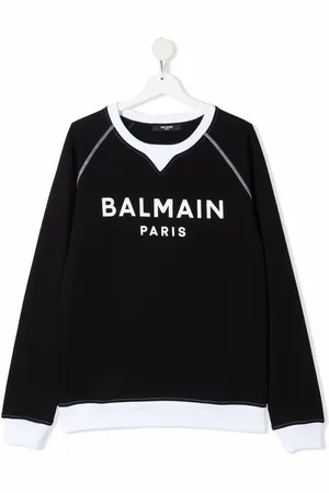 Balmain Logo-print cotton sweatshirt