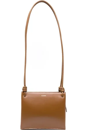 Jil Sander Logo-detail leather shoulder bag