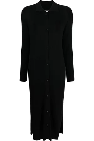 MAX & MOI Ribbed-knit midi dress