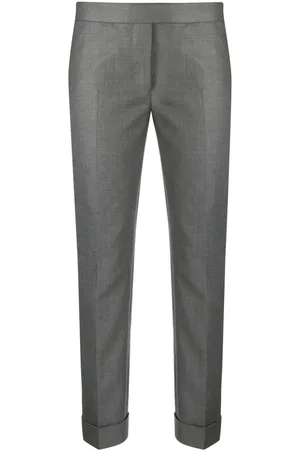 Thom Browne Super 120s cropped wool trousers
