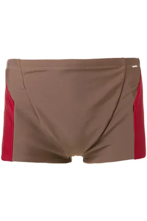 AMIR SLAMA Two-tone swimming trunks