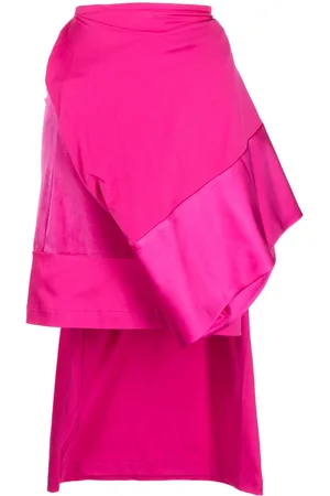 UNDERCOVER Asymmetric midi skirt