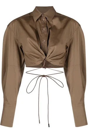 Jacquemus La Chemise Plidao cropped shirt