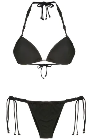 AMIR SLAMA Macram?? detailing bikini bottoms