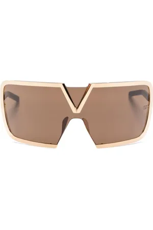 VALENTINO GARAVANI V-Romask shield-frame sunglasses