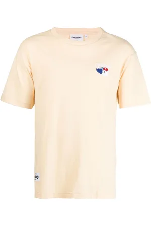 Chocoolate Logo-embroidered cotton T-shirt