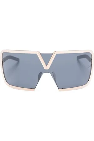 VALENTINO GARAVANI V-Romask shield-frame sunglasses