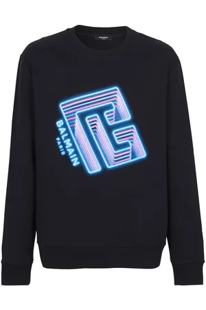 Balmain Logo-print cotton sweatshirt