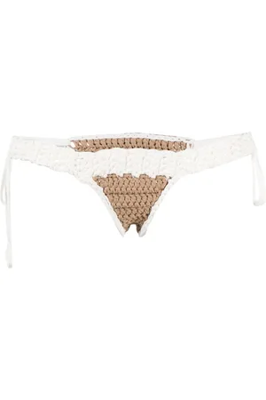 The Mannei Crochet-knit bikini bottom