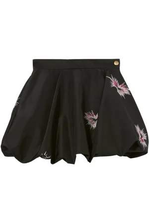 Puccini Embroidered A-Line skirt