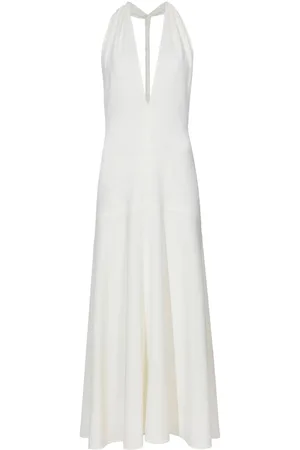Proenza Schouler Matte crepe twist back dress