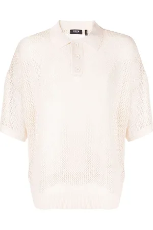 Honor The Gift Monogram Knitted Polo Shirt - Farfetch
