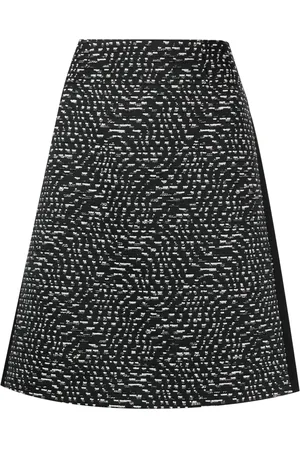 Paule Ka High-waisted tweed skirt