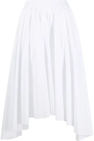 Michael Kors High-waisted asymmetric-hem skirt