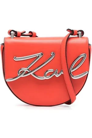 Karl Lagerfeld K/Signature Small Saddle shoulder bag