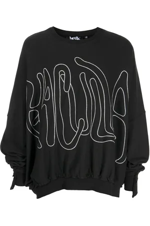 HACULLA Embroidered-logo oversized sweatshirt
