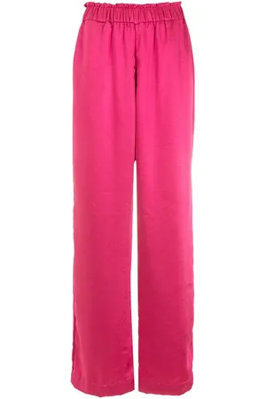 Olympiah Elasticated wide-leg trousers