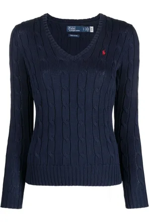 Ralph Lauren Kimberly Polo Pony cable-knit jumper