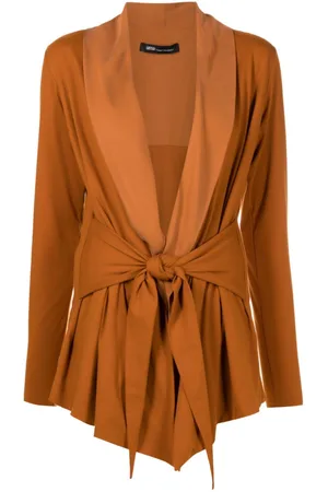 Uma Raquel Davidowicz V-neck long-sleeve cotton cardigan