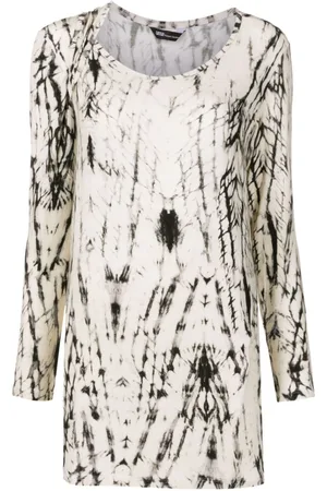 Uma Raquel Davidowicz Abstract-pattern asymmetric-design top