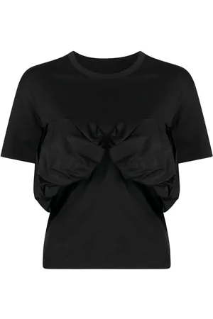 JNBY Ruffled short-sleeve T-shirt