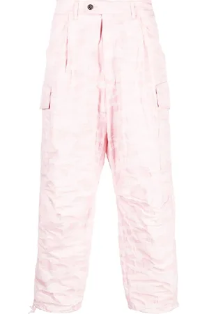 Pink camouflage cargo trousers PINKO  Shop Online