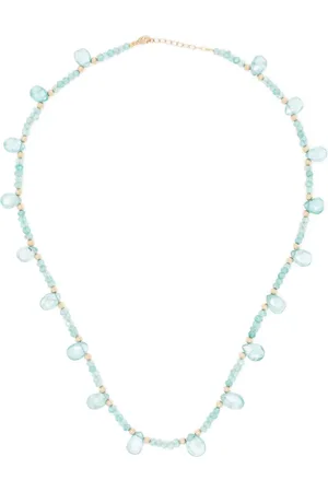 JIA JIA 14kt yellow gold Arizona Teardrop apatite necklace
