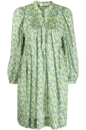 B+AB Floral-print cotton dress