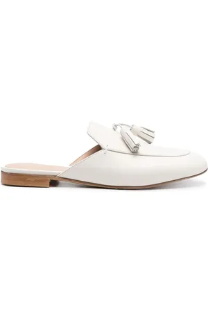 Scarosso Tassel-detailed leather mules