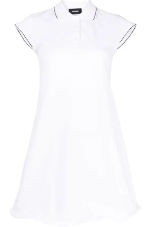 We11 Done Contrast-stitching shirt dress