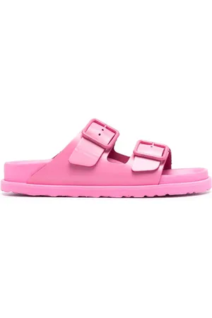 Birkenstock Logo-embossed open-toe slides
