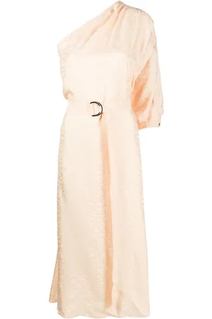 ROSEANNA One-shoulder jacquard-pattern dress