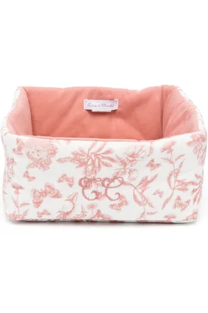 Tartine Et Chocolat Graphic-print logo-embroidery basket
