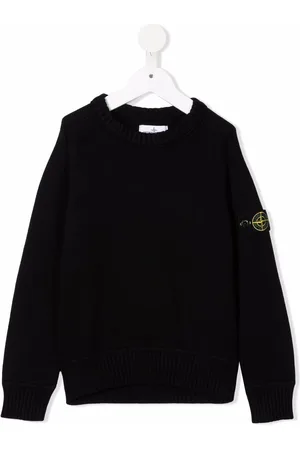 Stone Island Logo patch knit jumper