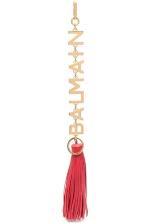 Balmain Logo-charm tassel keyring