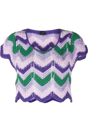 Pinko Crochet-knit crop top