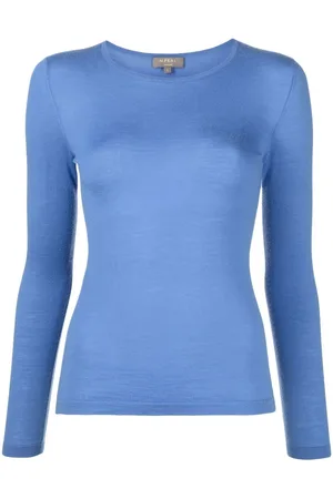 N.PEAL Long-sleeved cashmere top