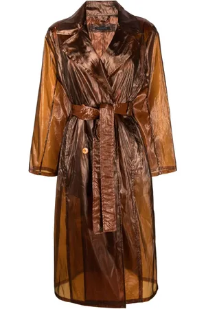 Patrizia Pepe Sheer organza trench coat