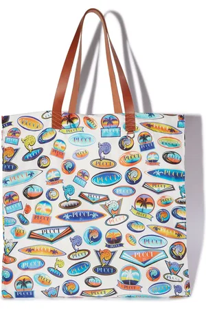 Puccini Logo-print tote bag