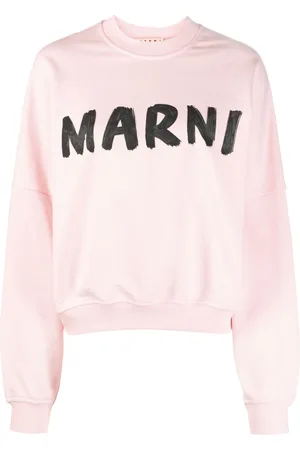 Marni Logo-print cotton sweatshirt