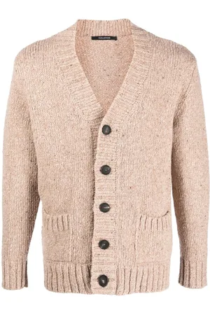 Pringle Of Scotland Patterned intarsia-knit V-neck Cardigan - Farfetch