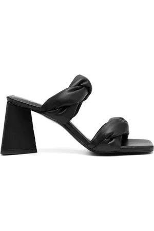 Nubikk Women Leather Sandals - 85mm twist-detail leather sandals