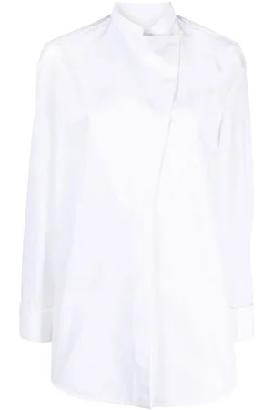 Jil Sander Wrap-design cotton shirt